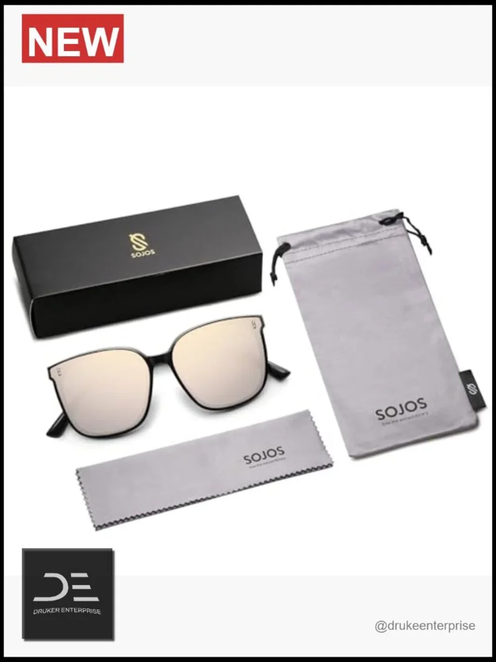 Vintage Style Square Sunglasses UV400 Protection Unisex